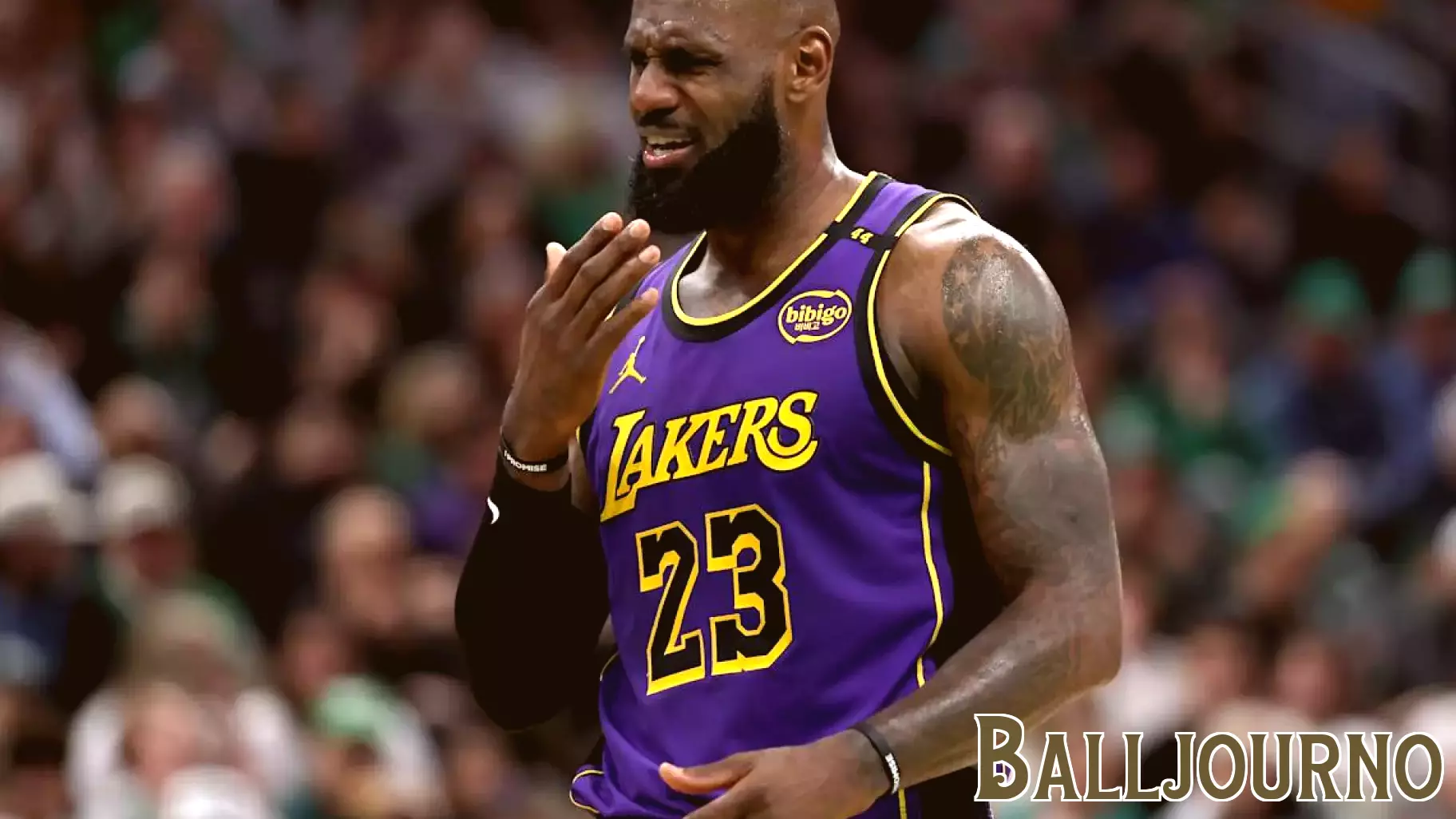 LeBron James Exits Lakers-Celtics Game Due to Groin Strain