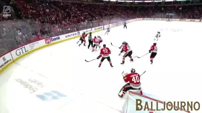 Jonny Brodzinski Scores Against the Chicago Blackhawks